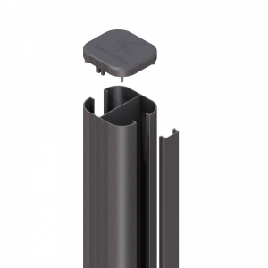 System Pfosten anthrazit ca. 240cm<br>zum Erdverbau 2145