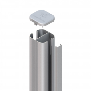 System Pfosten silber ca. 193cm<br>zum Aufschrauben 2248