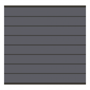 Elephant Steckzaun Modular 180 WPC steingrau, Leiste Anthrazit 180x174cm Elephant Steckzaun Modular 180 WPC steingrau, Leiste Anthrazit 180x174cm