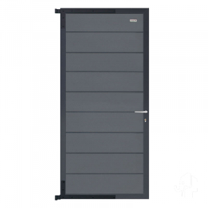 Elephant Zauntor Modular 200 WPC steingrau 90x197cm, Leiste Anthrazit inkl. Beschlag Elephant Zauntor Modular 200 WPC steingrau 90x197cm, Leiste Anthrazit inkl. Beschlag