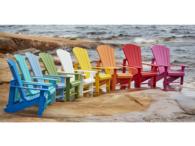 Muskoka Generation Line Adirondack Upright Chair C03 White