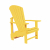 Muskoka Generation Line Adirondack Upright Chair C03 Yellow