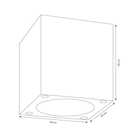 LCD Deckenleuchte 5028 Graphit