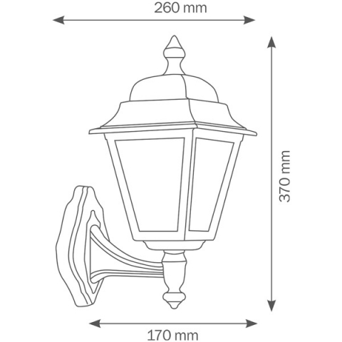 LCD Wandleuchte 1179 Weiß