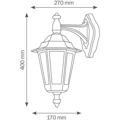 LCD Wandleuchte 1205 Weiß