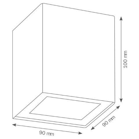 LCD Wandleuchte 5003 Edelstahl