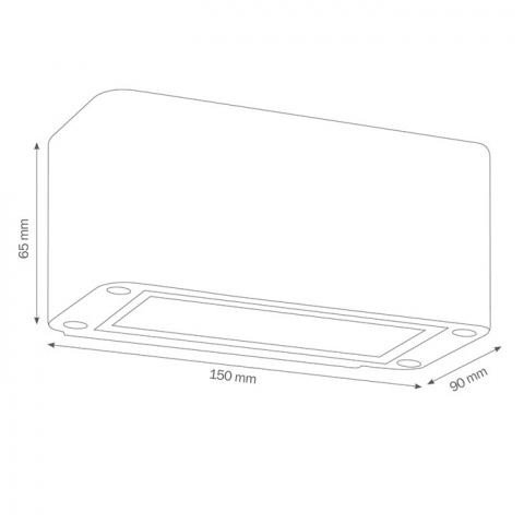 LCD Wandleuchte 5045 Graphit