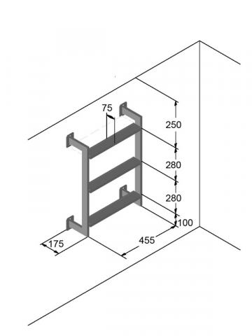 Ideal Leiter-Unterteil Klassik Modell 12.3, 3-stufig