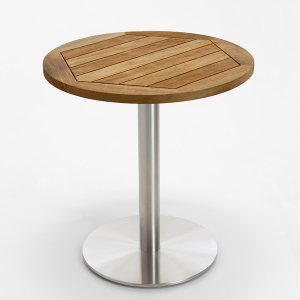 Niehoff Bistro Tisch rund 125cm, Teak geölt