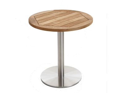 Niehoff Bistro Tisch rund 125cm, Teak recycelt