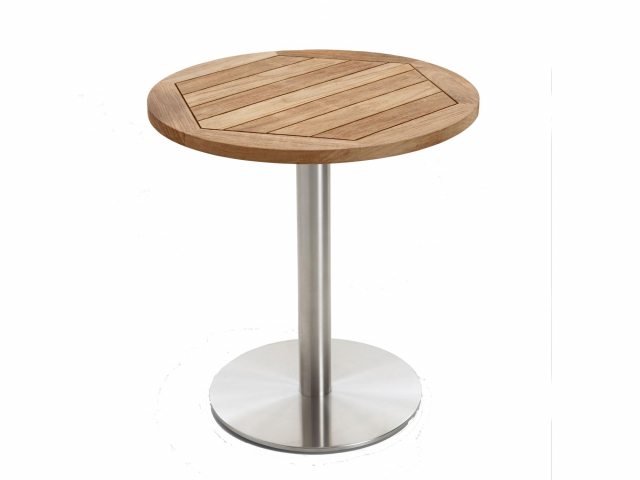 Niehoff Bistro Tisch rund 125cm, Teak recycelt