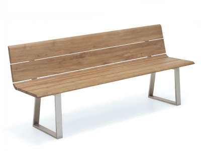 Niehoff Nova Massivholzbank 160cm, Teak recyclet