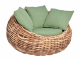 Apple Bee Cocoon Lounge Chair Grn 130x130x78cm