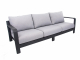 Apple Bee Delgado Sofa 228x80x64cm Aluminium anthrazit