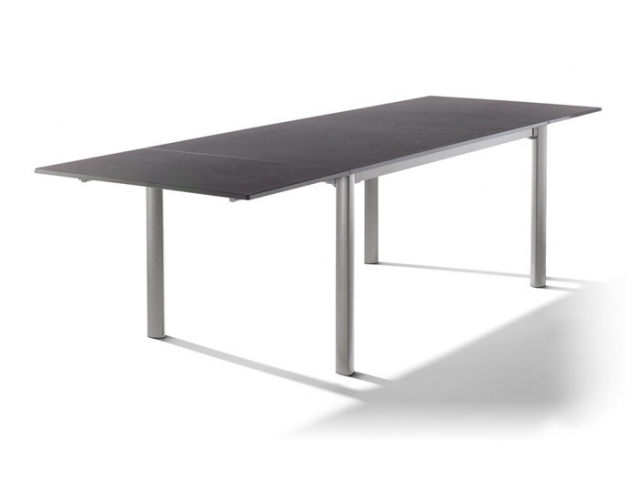 Sieger Exclusiv-Tisch verlängerbar 165-225-285cm graphit-anthrazit