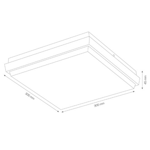 LCD Wand- und Deckenleuchte 5062 LED, Graphit