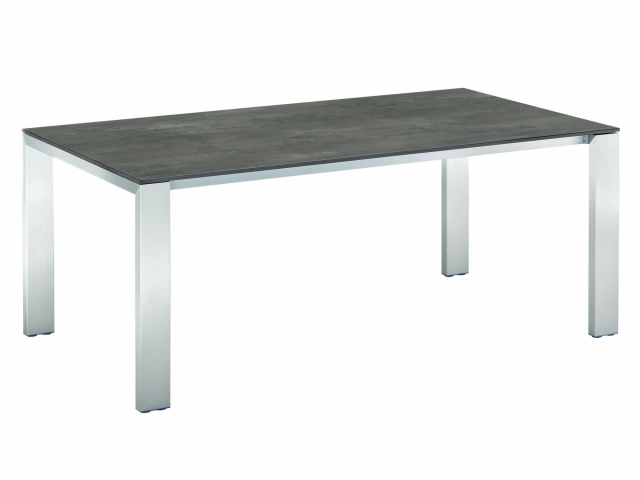 Niehoff Newport Tisch verlängerbar 100x180cm, HPL Granit-Design