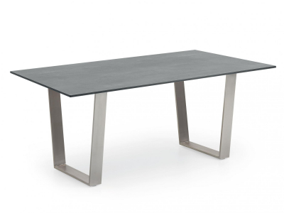 Niehoff Primus Designtisch Trapezkuve HPL Beton-Design 180cm