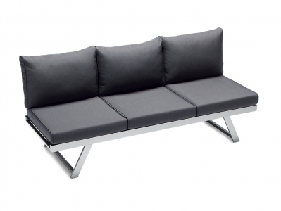 Sieger Auckland Daybed, graphit - Polster grau