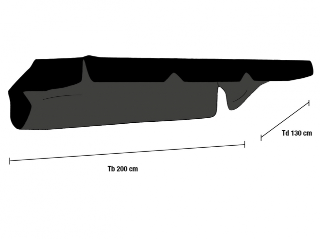 Brafab Bonn - Dach fr Hollywoodschaukel schwarz
