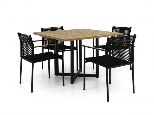 Apple Bee Jakarta Dining-Set black