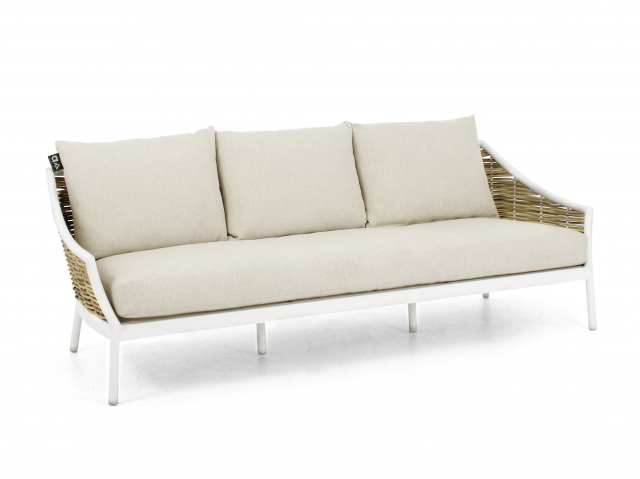 Apple Bee Milou 3-Sitzer Sofa weiß 203cm