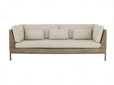 Apple Bee Long Island Sofa Teakholz coastal 219cm