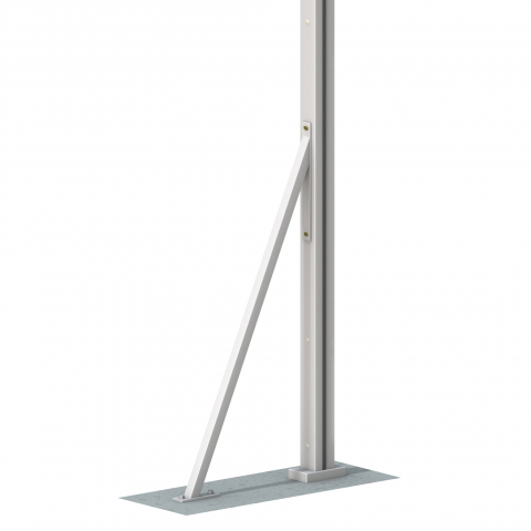 System Sturmanker silber 2898, Hhe 117cm