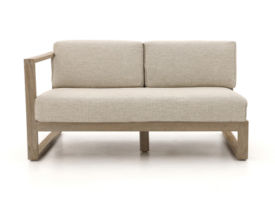 Apple Bee Antigua Loungesofa 2-Sitzer, Armlehne rechts aus Teakholz coastal ca. 131cm Apple Bee Antigua Loungesofa 2-Sitzer, Armlehne rechts aus Teakholz coastal ca. 131cm