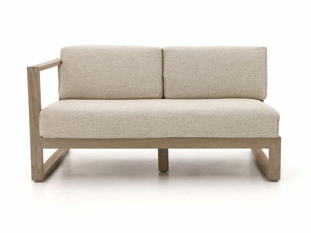 Apple Bee Antigua Loungesofa 2-Sitzer, Armlehne rechts aus Teakholz coastal ca. 131cm