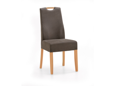 Niehoff Top-Chairs Polsterstuhl Kernbuche, Microfaser Campo graphit