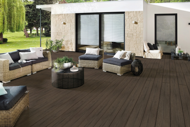 DreamDeck Prestige Terrassendiele - 23x195mm Terra Braun