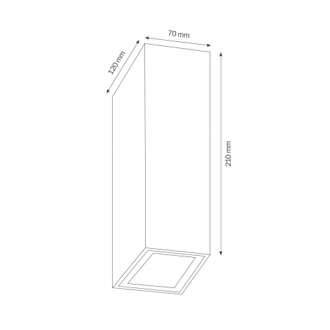 LCD Wandleuchte 5023 Graphit