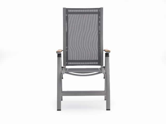 Zebra Fly Klappsessel elegance grey, Armlehnen Teak