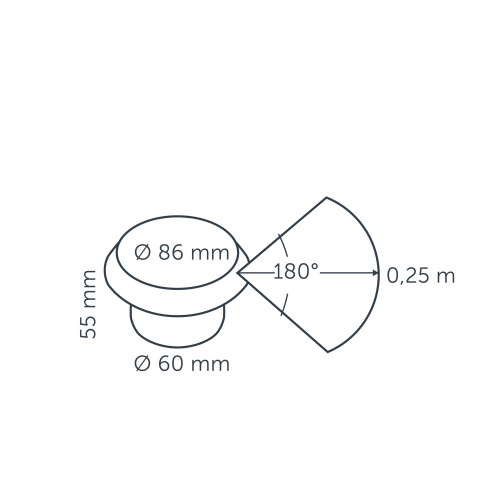 DreamDeck LED Deck-Ring Puck 86 - 2526