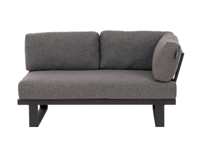 Apple Bee Mura Black Loungesofa, Armlehne links