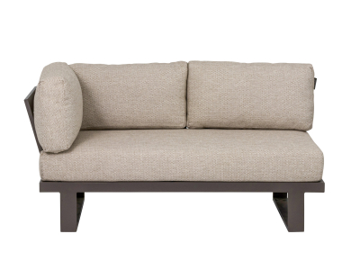 Apple Bee Mura Taupe Loungesofa, Armlehne rechts