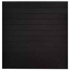 GrojaSolid BPC Steckzaun-Set 180x180cm schwarz-co-exdrudiert, Alu-anthrazit DB703