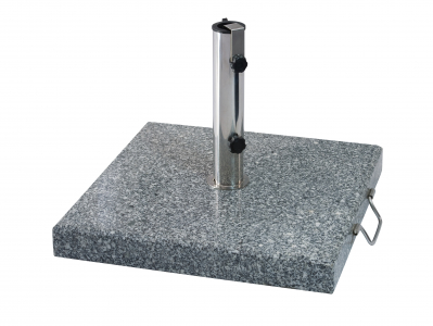 Zebra Granit-Schirmständer Basis 54kg mit Rollen