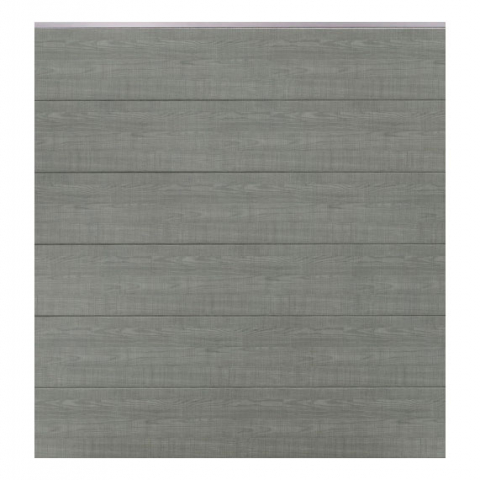 GroJa BasicLine Steckzaun-Set Grey Ash Cut-silber 180x180cm