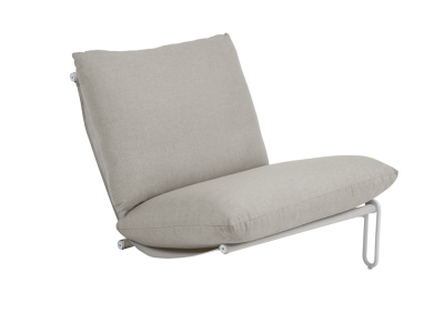 Brafab Blixt Sitz Aluminium weiß, Cley beige