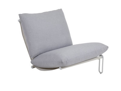 Brafab Blixt Sitz Aluminium weiß, Sky grey