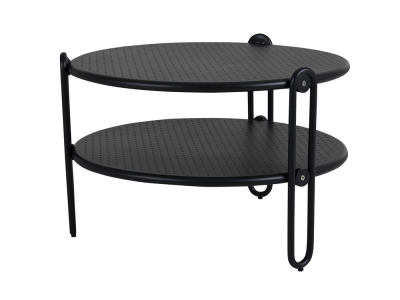 Brafab Blixt Loungetisch Aluminium schwarz, 65cm