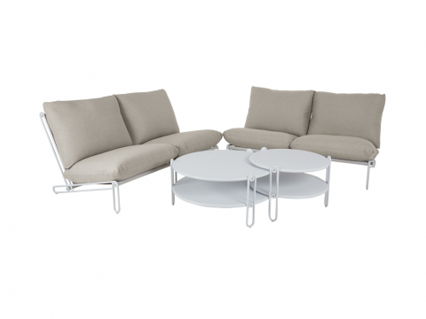 Brafab Blixt Loungegruppe, Cley beige 1