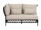 Apple Bee Pure Loungesofa rechts Rope black 141cm