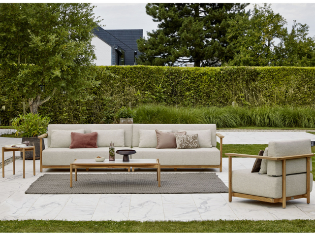 Apple Bee St. Lucia Loungesofa rechts aus Teakholz 158cm