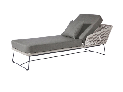 Diamond Garden Milos Daybed rechts, hellgrau