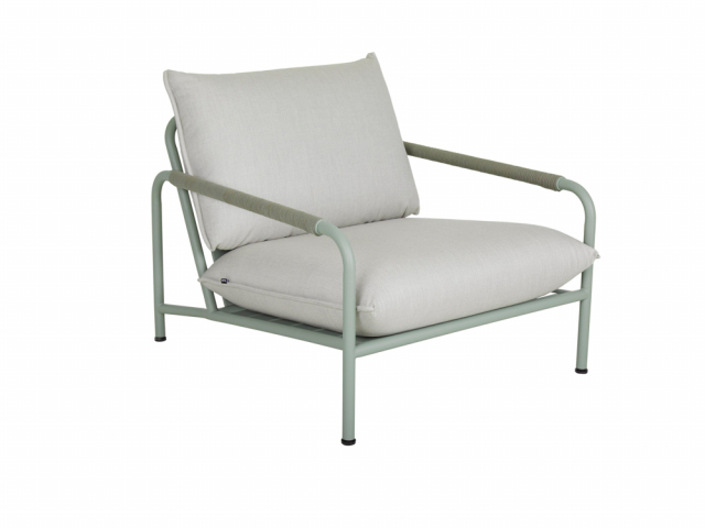 Brafab Lerberget Loungesessel, Dusty green