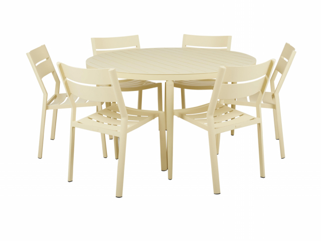 Brafab Bigby Diningtisch 100cm, Lemon