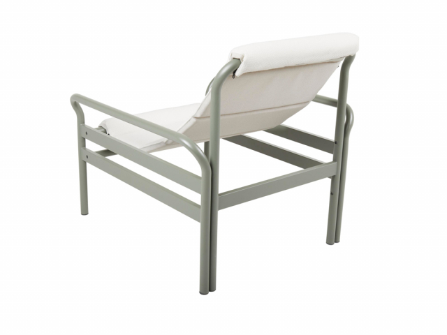 Brafab Sling Loungesessel Nordic green - Vanilla white